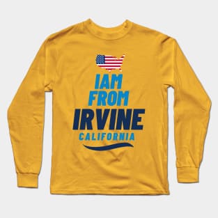 I am from Irvine | American Lovers Long Sleeve T-Shirt